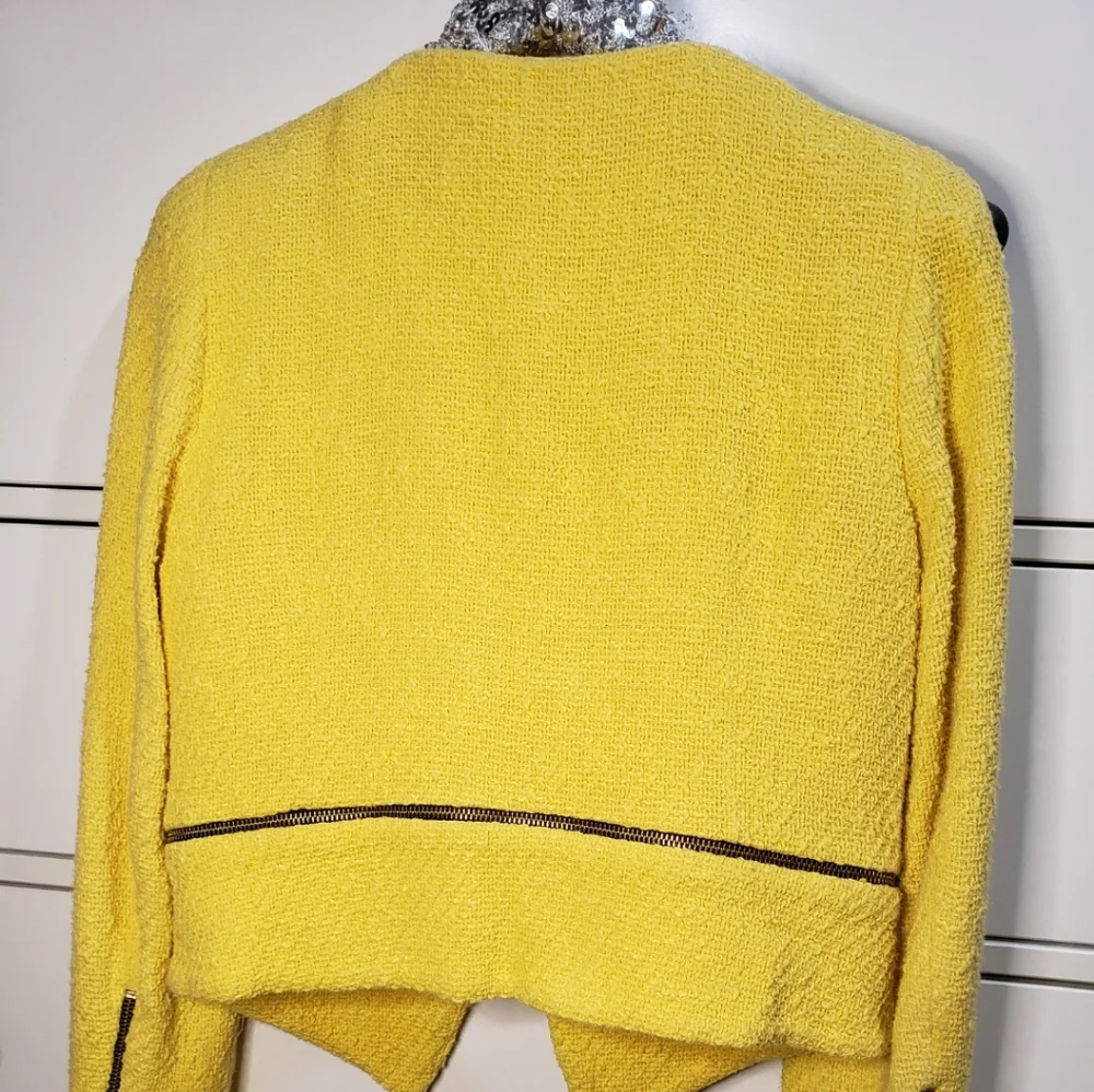 Yellow cropped jacket - Picture 9 of 10
